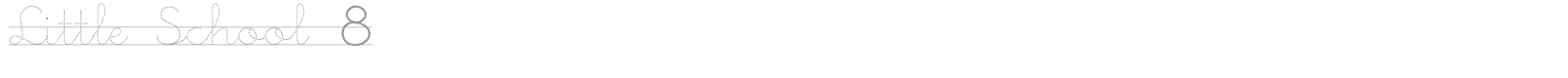 Little School 8 font preview